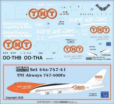 1:144 TNT Boeing 747-400F
