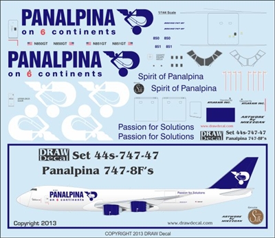 1:144 Panalpina Boeing 747-8F