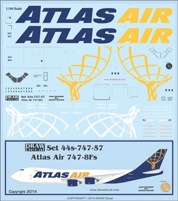 1:144 Atlas Air Boeing 747-8F