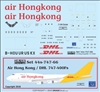 1:144 Air Hong Kong / DHL Boeing 747-400F