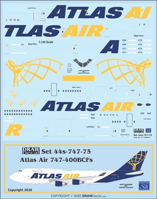 1:144 Atlas Air Boeing 747-400BCF