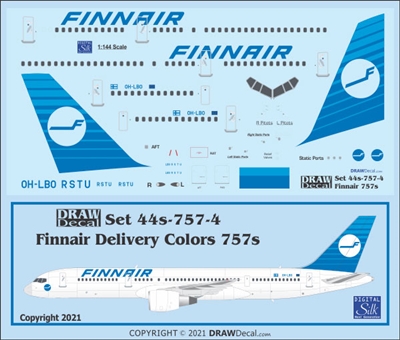 1:144 Finnair Boeing 757-200