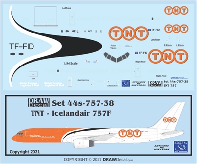 1:144 TNT (Icelandic) Boeing 757-200F