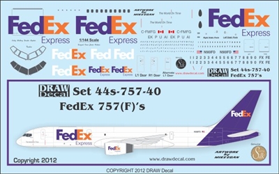 1:144 FedEx Boeing 757-200F