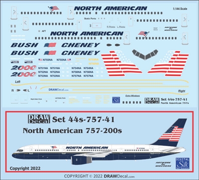1:144 North American Boeing 757-200