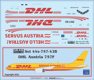 1:144 DHL Boeing 757-200PF