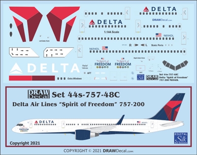 1:144 Delta Airlines Boeing 757-200 'Spirit of Freedom'
