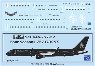 1:144 Four Seasons Boeing 757-200