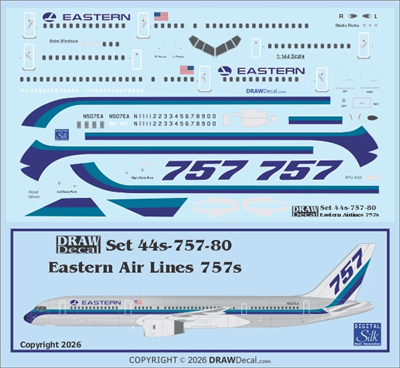 1:144 Eastern Airlines ('757' cs) Boeing 757-225