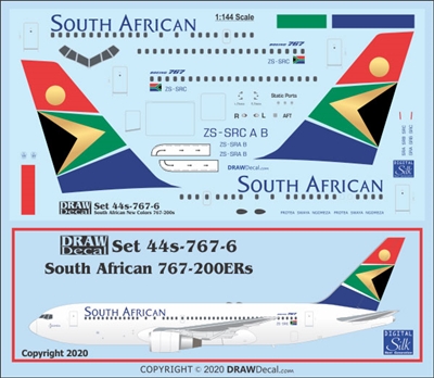 1:144 South African Boeing 767-200
