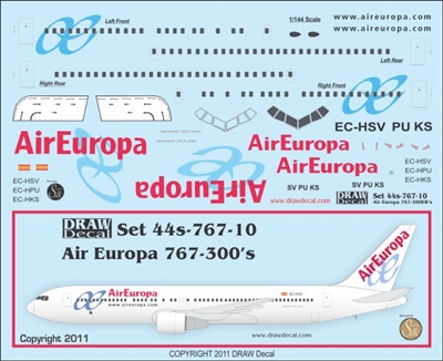 1:144 Air Europa Boeing 767-300ER