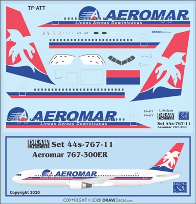 1:144 Aeromar Boeing 767-300ER