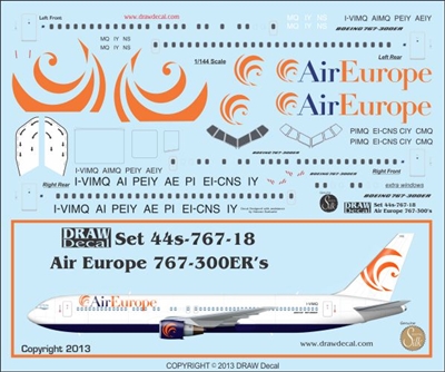 1:144 Air Europe Boeing 767-300ER