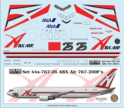 1:144 ABX Air Boeing 767-200