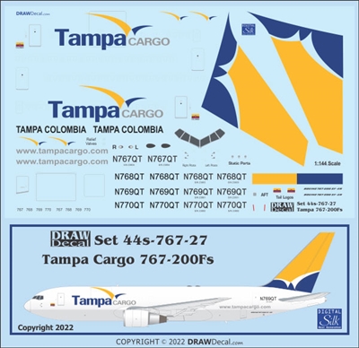 1:144 Tampa Cargo Boeing 767-200