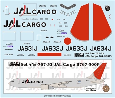 1:144 JAL Cargo Boeing 767-300F