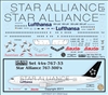 1:144 Lufthansa / Lauda Air / Austrian Airlines 'Star Alliance' Boeing 767-300ER