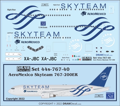 1:144 AeroMexico 'Skyteam' Boeing 767-200