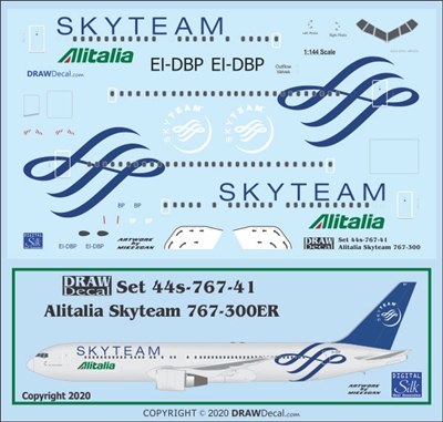 1:144 Alitalia 'Skyteam' Boeing 767-300ER