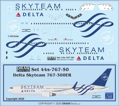 1:144 Delta 'Skyteam' Boeing 767-300