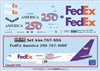 1:144 FedEx 'America 250' Boeing 767-300F
