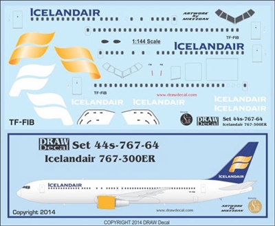 1:144 Icelandair Boeing 767-300ER