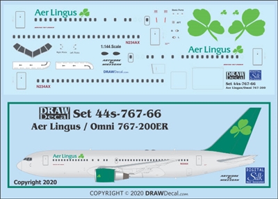 1:144 Aer Lingus / Omni Air Boeing 767-200ER