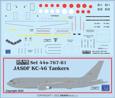 1:144 Japan Self Defence Force Boeing KC-46A  (767-200) Tanker