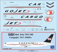 1:144 Cargojet Canada Boeing 767-300ERF