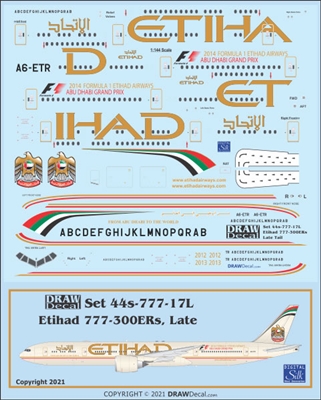 1:144 Etihad (later tail) Boeing 777-300ER