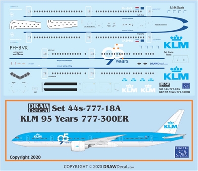1:144 KLM '95 Years' Boeing 777-300ER
