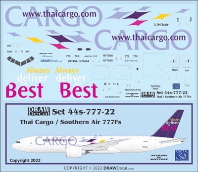 1:144 Thai Cargo Boeing 777-2F
