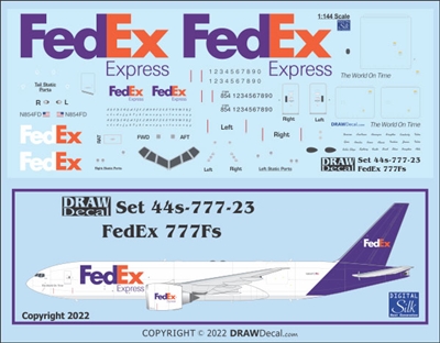 1:144 FedEx Boeing 777-2F