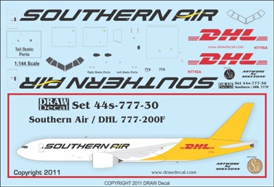 1:144 DHL / Southern Air Boeing 777-200F