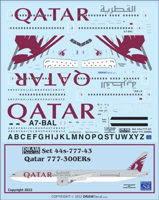 1:144 Qatar Boeing 777-300ER
