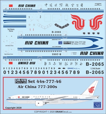 1:144 Air China Boeing 777-200