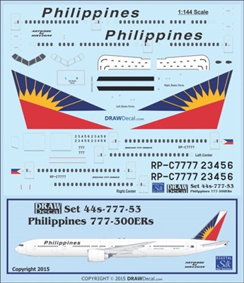 1:144 Philippines Airlines Boeing 777-300ER