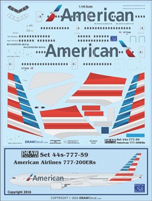 1:144 American Airlines Boeing 777-200ER