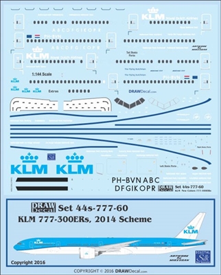 1:144 KLM (2014 cs) Boeing 777-300ER