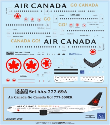 1:144 Air Canada (2017 cs)  "Go Canada Go" Boeing 777-300ER