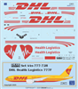 1:144 DHL Health Logistics Boeing 777-2F