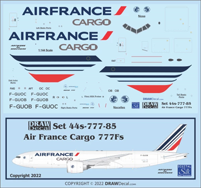 1:144 Air France Cargo Boeing 777-2F