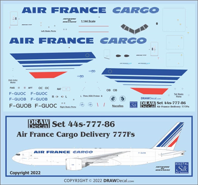 1:144 Air France Cargo (delivery cs) Boeing 777-2F