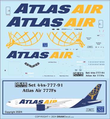 1:144 Atlas Air Boeing 777-2F