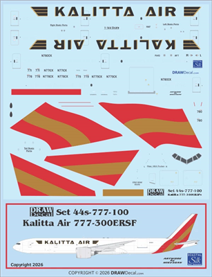 1:144 Kalita Air Boeing 777-300ERSF