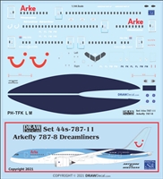 1:144 Arkefly Boeing 787-8 (with dark blue fuselage stripe)