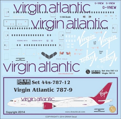 1:144 Virgin Atlantic Boeing 787-900