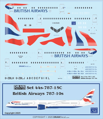 1:144 British Airways Boeing 787-10