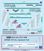 1:144 ZIPAIR Tokyo Boeing 787-8 (Second Revised Tail Logo)