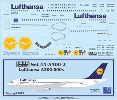 1:144 Lufthansa Airbus A.300-600